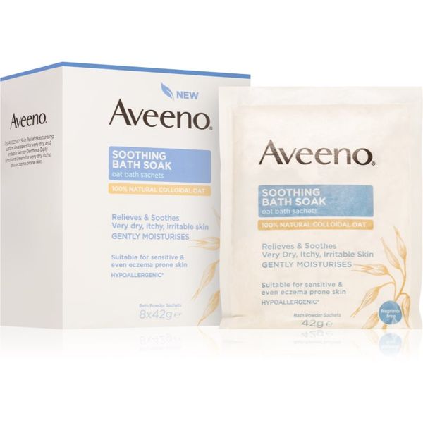 Aveeno Aveeno Soothing Bath Soak puder za kopel 8x42 g