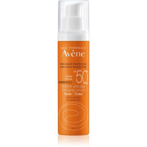 Avène Avène Sun Anti-Age zaščitna tonirana krema za obraz SPF 50+ 50 ml