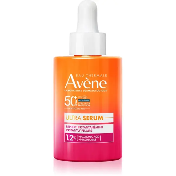 Avène Avène Sun Ultra Serum Instantly Plumps serum za obraz z učinkom liftinga in učvrstitve SPF 50+ 30 ml