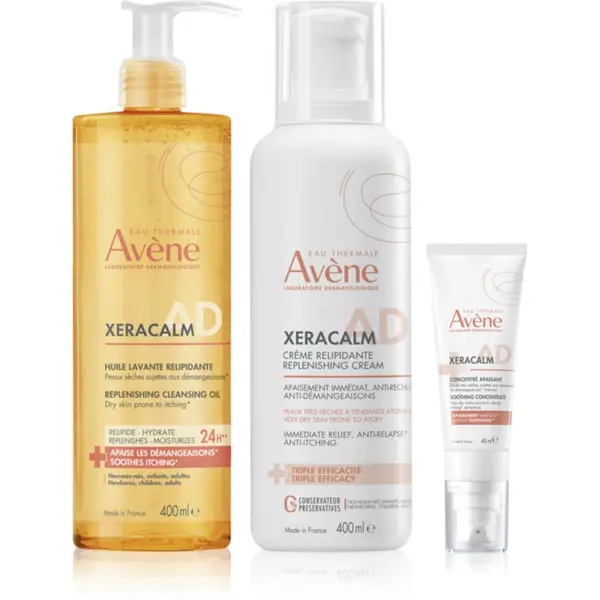 Avène Avène XeraCalm A.D. Lipid-Replenishing Care Set set za suho do atopijsko kožo