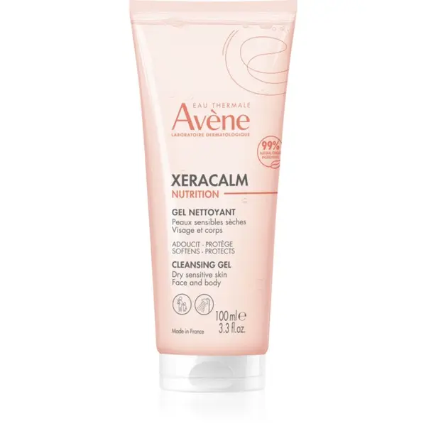 Avène Avène XeraCalm Nutrition Cleansing Gel nežni gel za umivanje za suho in občutljivo kožo 100 ml