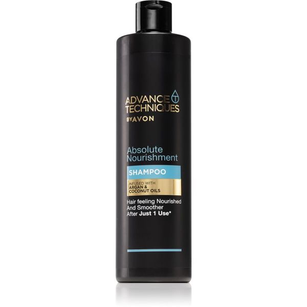 Avon Avon Advance Techniques Absolute Nourishment hranilni šampon z maroškim arganovim oljem za vse tipe las 400 ml