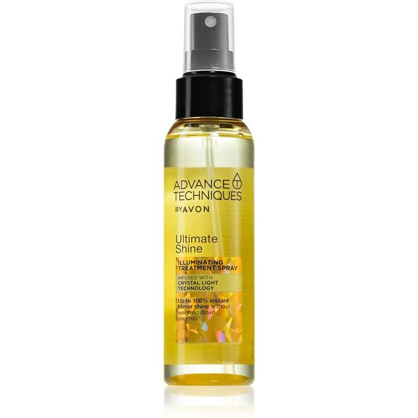 Avon Avon Advance Techniques Ultimate Shine pršilo za fiksiranje za sijaj in mehkobo las 100 ml