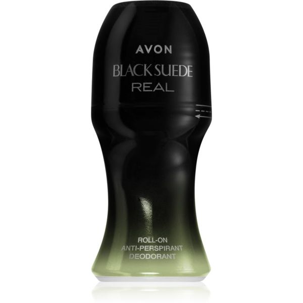 Avon Avon Black Suede Real dezodorant roll-on za moške 50 ml