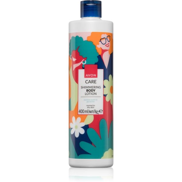 Avon Avon Care Jasmine Scent & Glycerine bleščeči losjon za normalno do suho kožo 400 ml