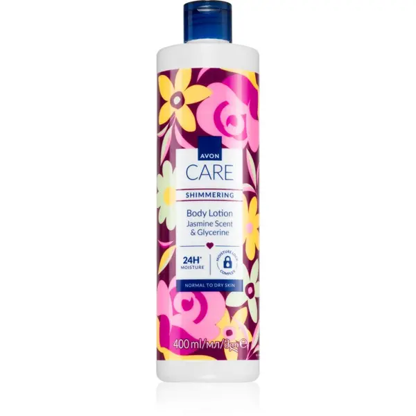 Avon Avon Care Jasmine Scent & Glycerine bleščeči losjon za normalno in suho kožo 400 ml