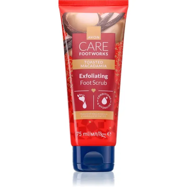 Avon Avon Care Toasted Macadamia eksfoliacijski piling za noge 75 ml