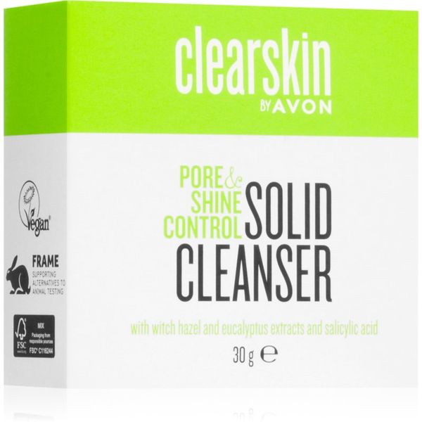 Avon Avon Clearskin Pore & Shine Control čistilno milo za problematično kožo, akne 30 g
