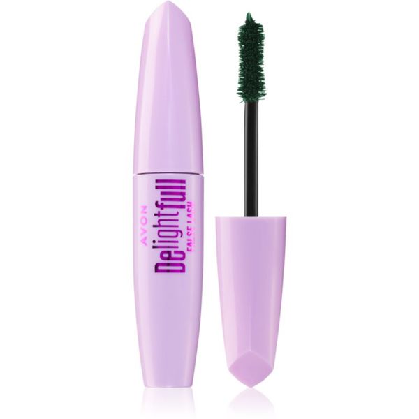 Avon Avon DelightFull False Lash podaljševalna maskara za polne trepalnice odtenek Jade Green 10 ml