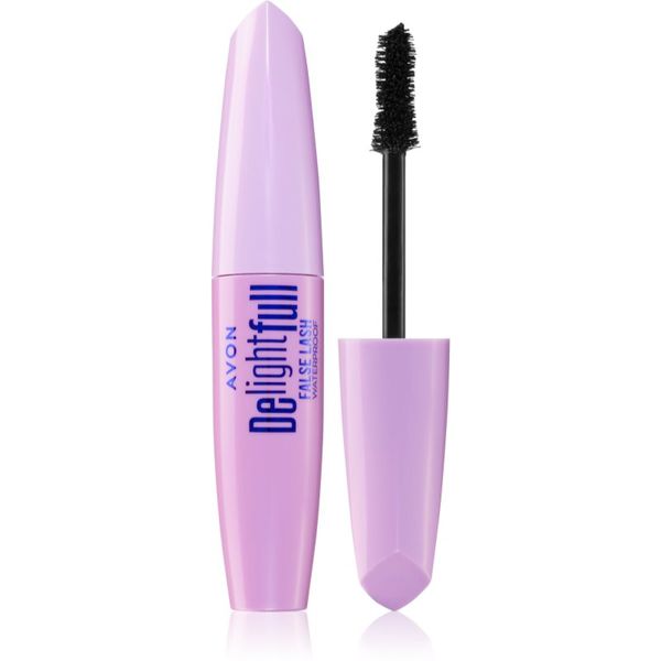 Avon Avon DelightFull False Lash vodoodporna maskara za podaljšanje trepalnic odtenek Blackest Black 10 ml