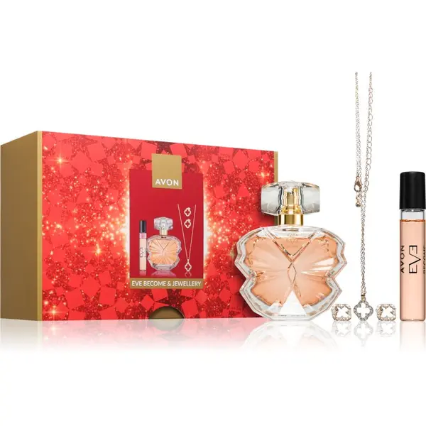 Avon Avon Eve Become and Jewellery Giftset darilni set za ženske 3 kos