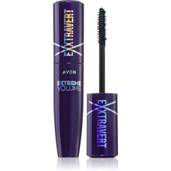 Avon Avon Exxtravert Extreme Volume vodoodporna maskara za podaljšanje trepalnic za ekstra volumen odtenek Blackest Black 9,5 ml