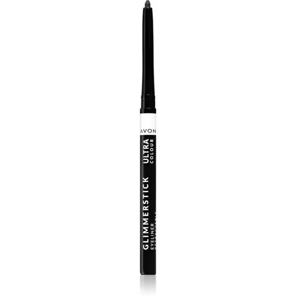 Avon Avon Glimmerstick Diamond natančni svinčnik za oči z vitaminom E odtenek Black Bioux 0.35 g