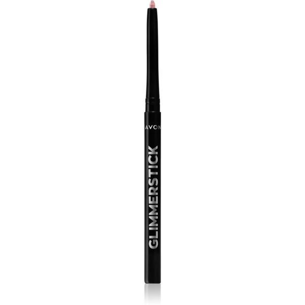 Avon Avon Glimmerstick Glimmer črtalo za ustnice z vitamini C in E odtenek Pink Cashmere 0,35 g