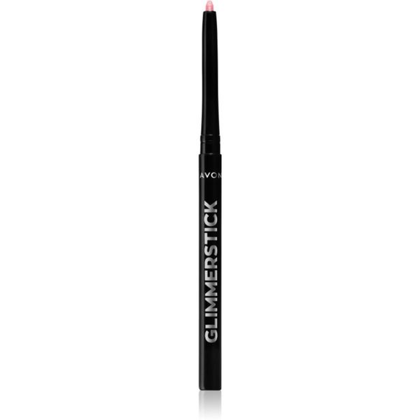 Avon Avon Glimmerstick Glimmer črtalo za ustnice z vitamini C in E odtenek Rosewine 0,35 g