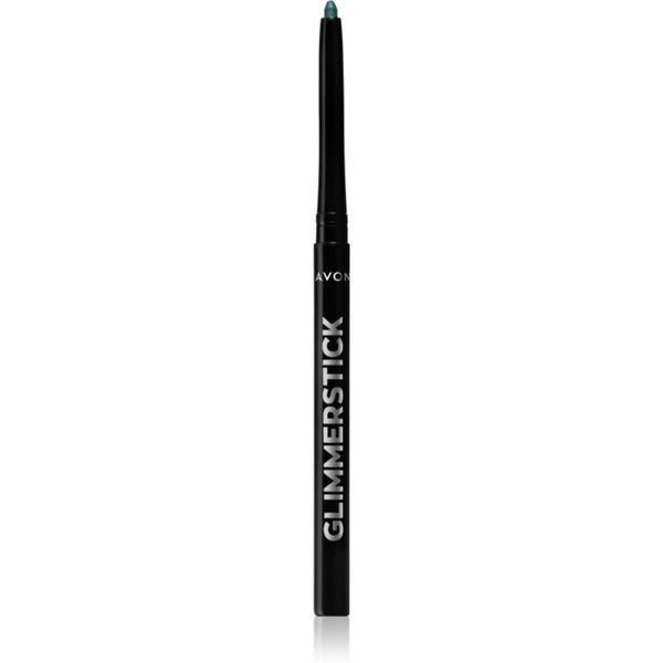 Avon Avon Glimmerstick svinčnik za oči z intenzivno barvo odtenek Emerald 0,28 g