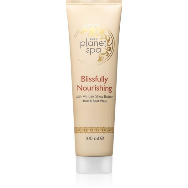 Avon Avon Planet Spa Blissfully Nourishing hranilna maska za roke in noge 100 ml