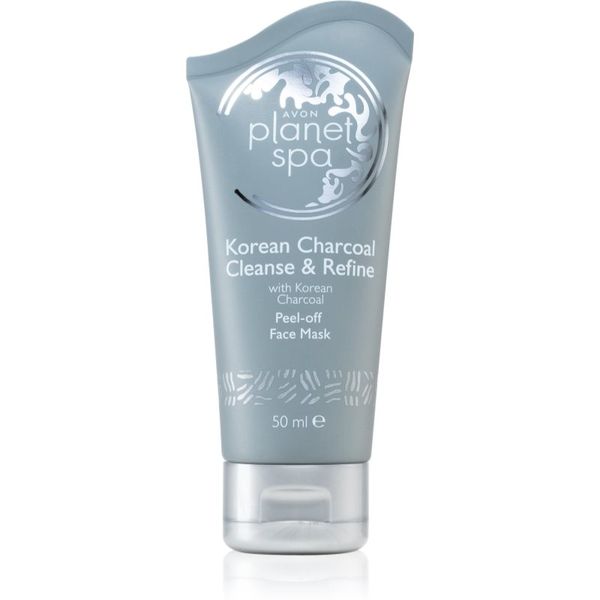 Avon Avon Planet Spa Korean Charcoal Cleanse & Refine luščilna maska za obraz z aktivnim ogljem 50 ml