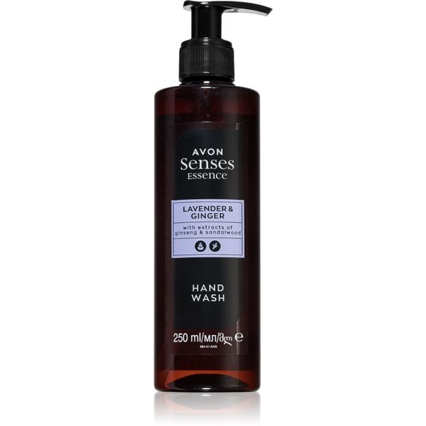 Avon Avon Senses Essence Lavender & Ginger nežno tekoče milo za roke 250 ml