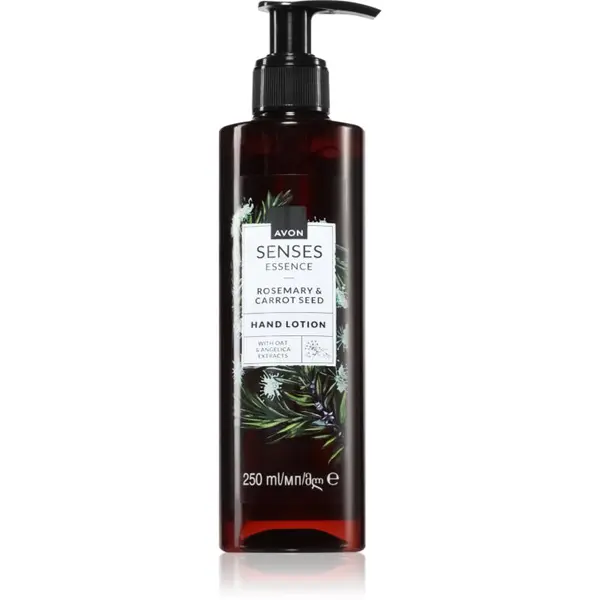 Avon Avon Senses Essence Rosemary & Carrot Seed mehčalna krema za roke 250 ml