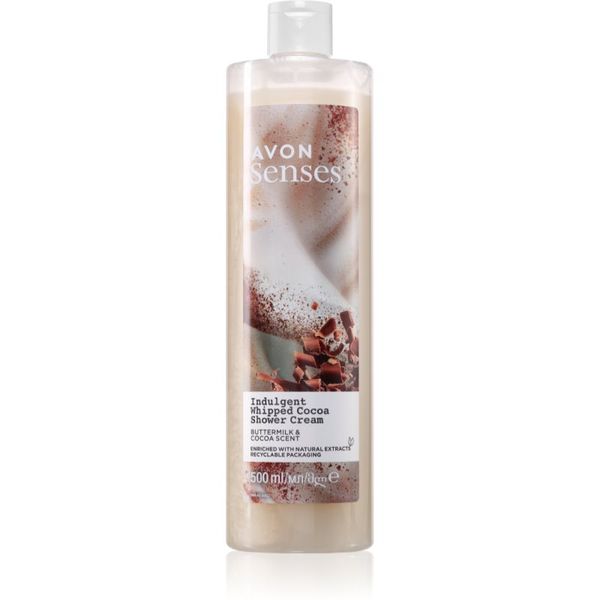 Avon Avon Senses Indulgent Whipped Cocoa revitalizacijski gel za prhanje 500 ml