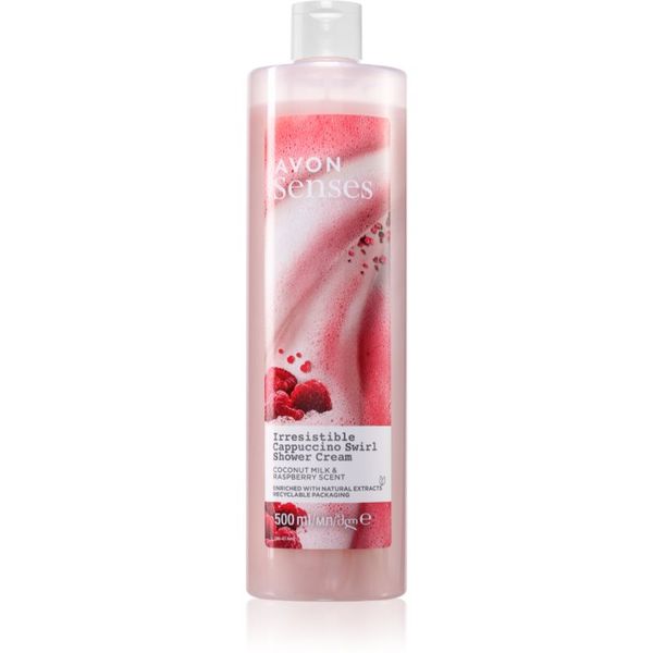 Avon Avon Senses Irresistible Cappuccino Swirl spodbujajoča krema za prhanje 500 ml