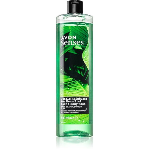 Avon Avon Senses Jungle Rainburst šampon in gel za prhanje 2v1 500 ml