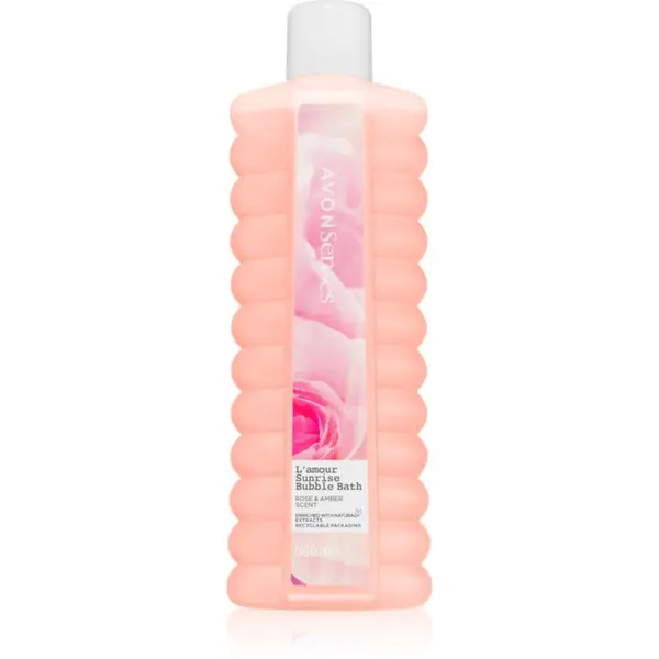 Avon Avon Senses L'amour Sunrise pena za kopel z vonjem vrtnic 500 ml