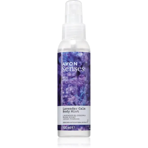 Avon Avon Senses Lavender Calm odišavljeno pršilo za telo 100 ml