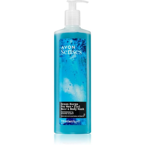 Avon Avon Senses Ocean Surge šampon in gel za prhanje 2v1 720 ml