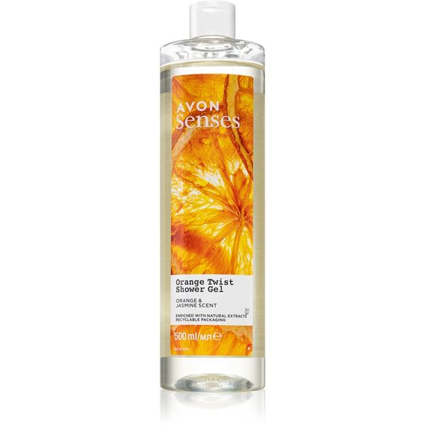 Avon Avon Senses Orange Twist osvežujoč gel za prhanje 500 ml