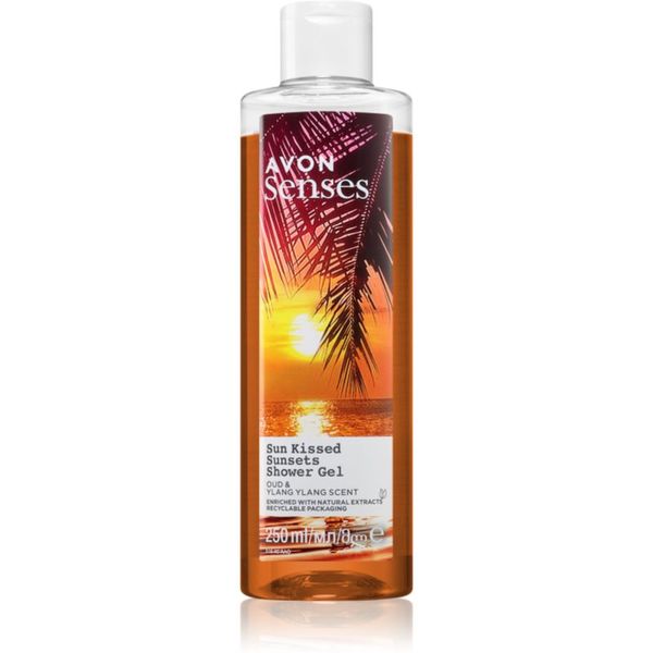 Avon Avon Senses Sun Kissed Sunsets osvežujoč gel za prhanje 250 ml