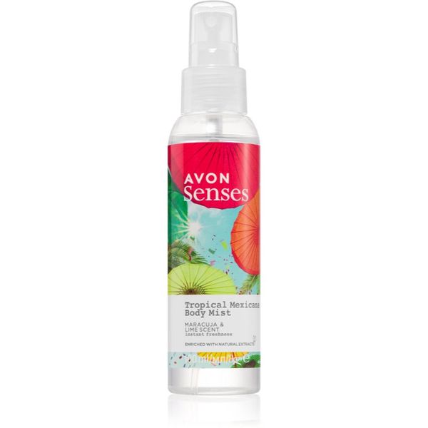 Avon Avon Senses Tropical Mexicana osvežujoče pršilo za telo 100 ml