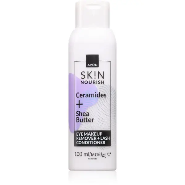 Avon Avon Sk!n Ceranudes + Shea Butter odstranjevalec ličil za oči 2 v 1 100 ml
