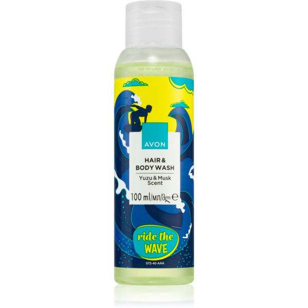 Avon Avon Travel Kit Ride The Wave gel za prhanje in šampon 2v1 100 ml