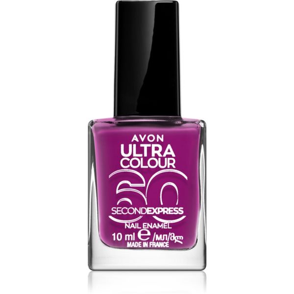 Avon Avon Ultra Colour 60 Second Express hitro sušeči lak za nohte odtenek Grape Escape 10 ml