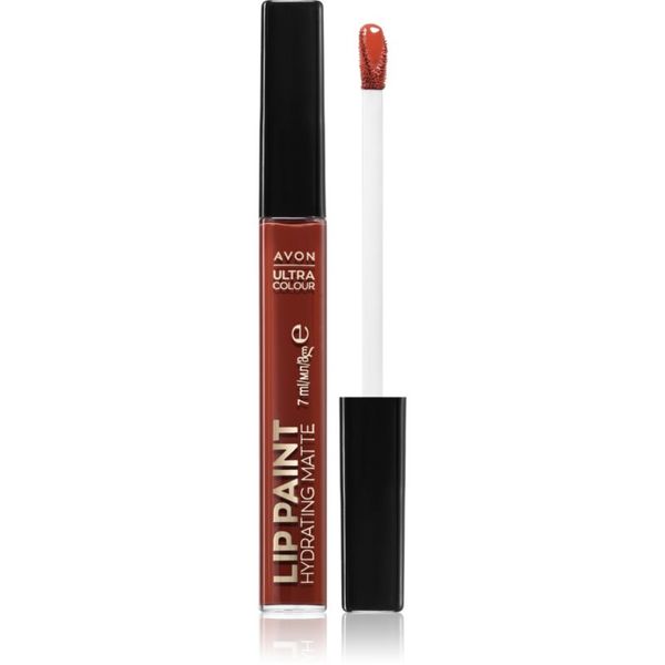 Avon Avon Ultra Colour Paint satenasta šminka z mat učinkom odtenek Bloody Mary 7 ml