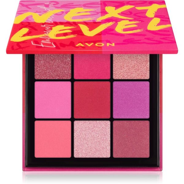 Avon Avon Viva La Pink! Next Level paleta senčil za oči 10,8 g