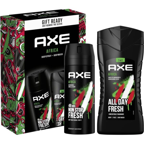 Axe Axe Africa darilni set (za telo) za moške