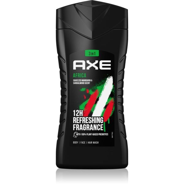 Axe Axe Africa osvežujoč gel za prhanje za moške 250 ml