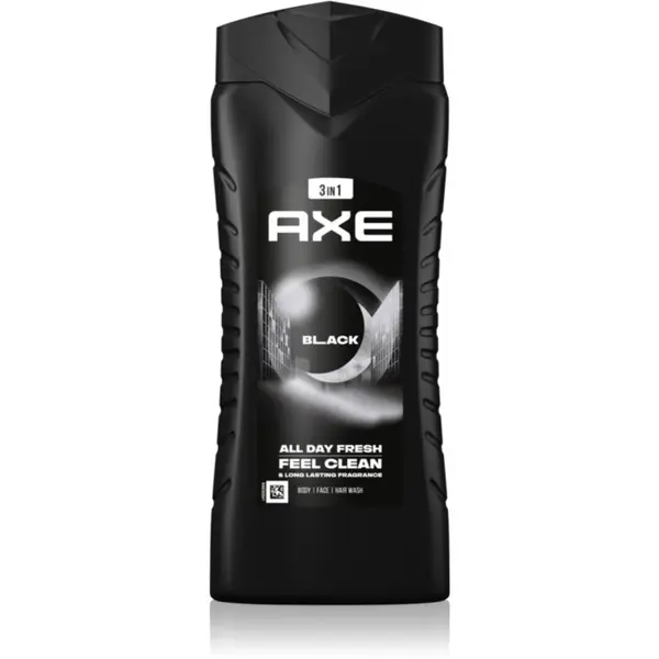 Axe Axe Black gel za prhanje za obraz, telo in lase 400 ml