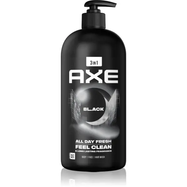 Axe Axe Black gel za prhanje za obraz, telo in lase 900 ml