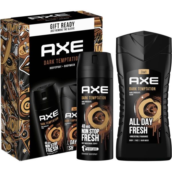 Axe Axe Dark Temptation darilni set (za telo) za moške