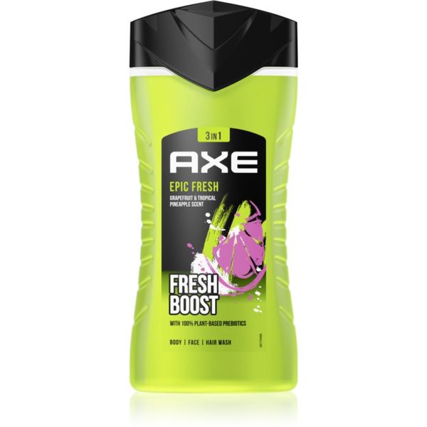 Axe Axe Epic Fresh gel za prhanje za obraz, telo in lase 250 ml