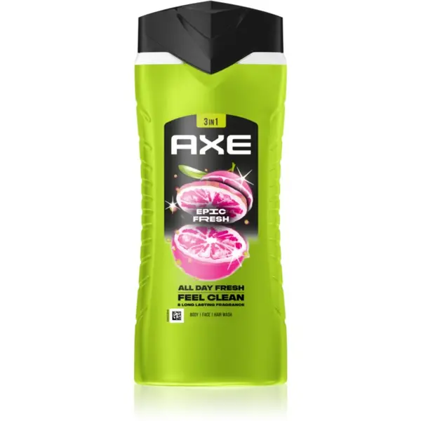 Axe Axe Epic Fresh gel za prhanje za obraz, telo in lase 400 ml