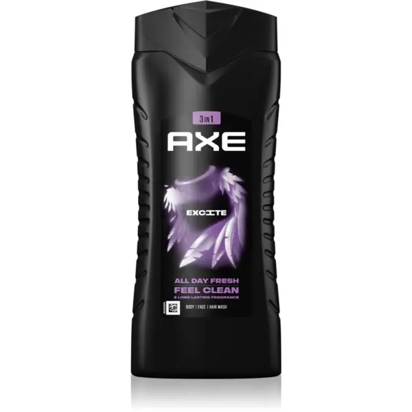 Axe Axe Excite gel za prhanje za obraz, telo in lase 400 ml