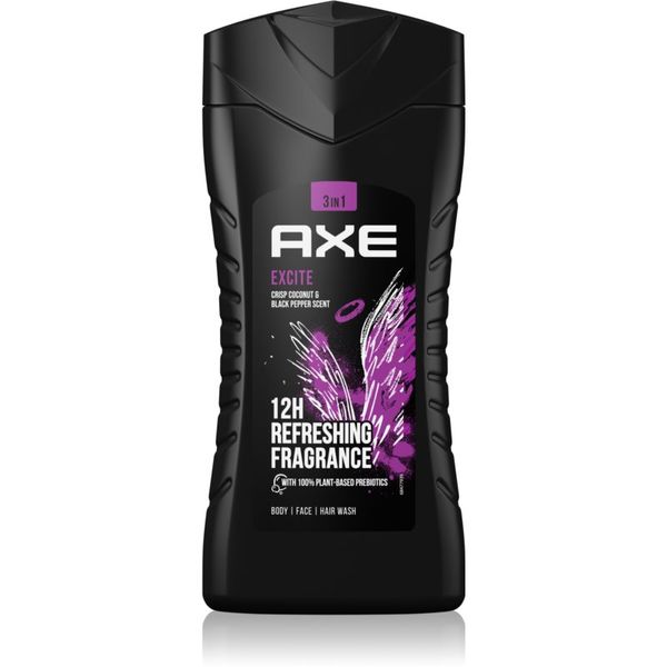 Axe Axe Excite osvežujoč gel za prhanje za moške 250 ml