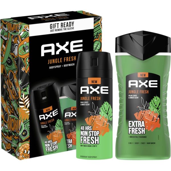 Axe Axe Jungle Fresh darilni set Palm Leaves & Amber (za telo) za moške