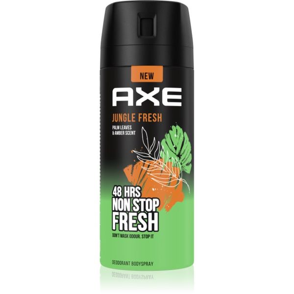Axe Axe Jungle Fresh dezodorant in pršilo za telo za moške Palm Leaves & Amber 150 ml
