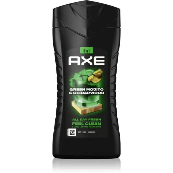 Axe Axe Mojito & Cedarwood gel za prhanje za obraz, telo in lase 250 ml